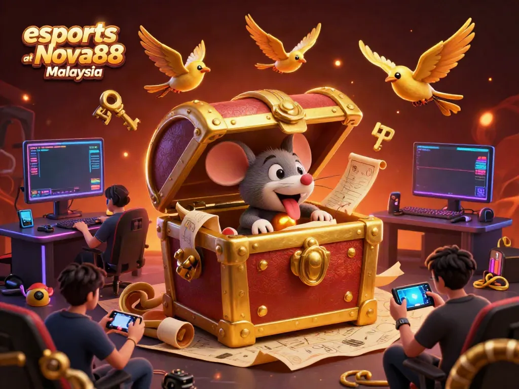 Experience the excitement of betting on esports at Nova88 Malaysia with engaging visuals.