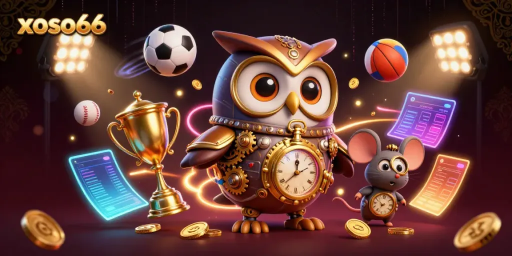 Experience thrilling gaming at xoso66 with rich steampunk casino elements and dynamic sports action.