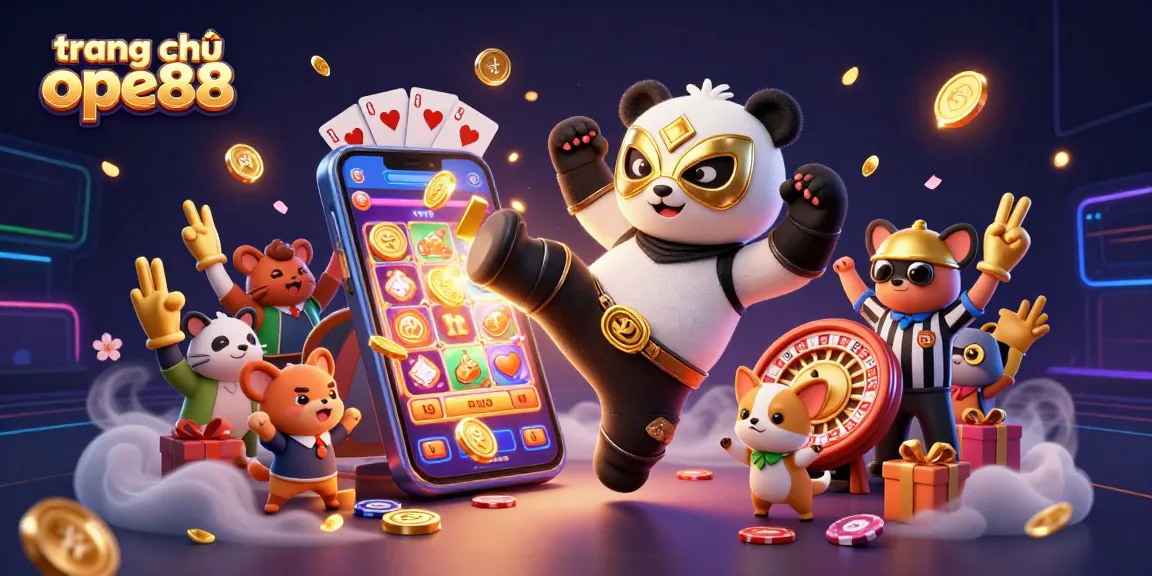 Experience the thrills at trang chủ ope88 with dynamic casino games and vibrant characters.