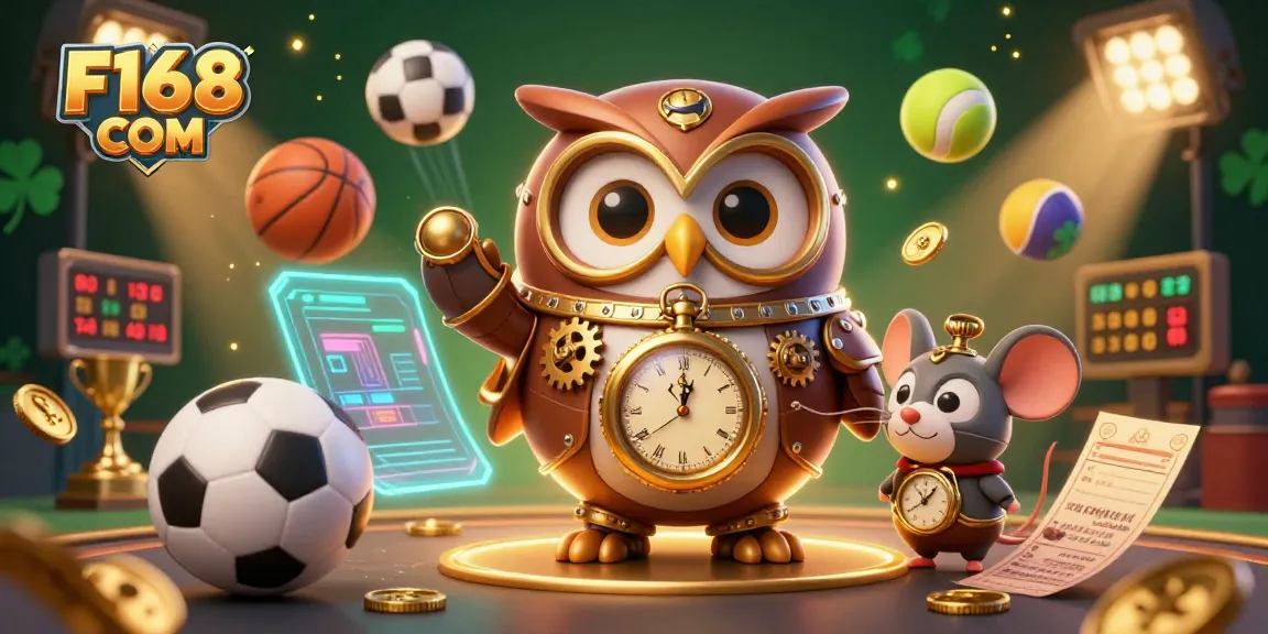 Experience the thrill of betting with F168 COM, surrounded by dynamic sports elements and a winning ambiance.